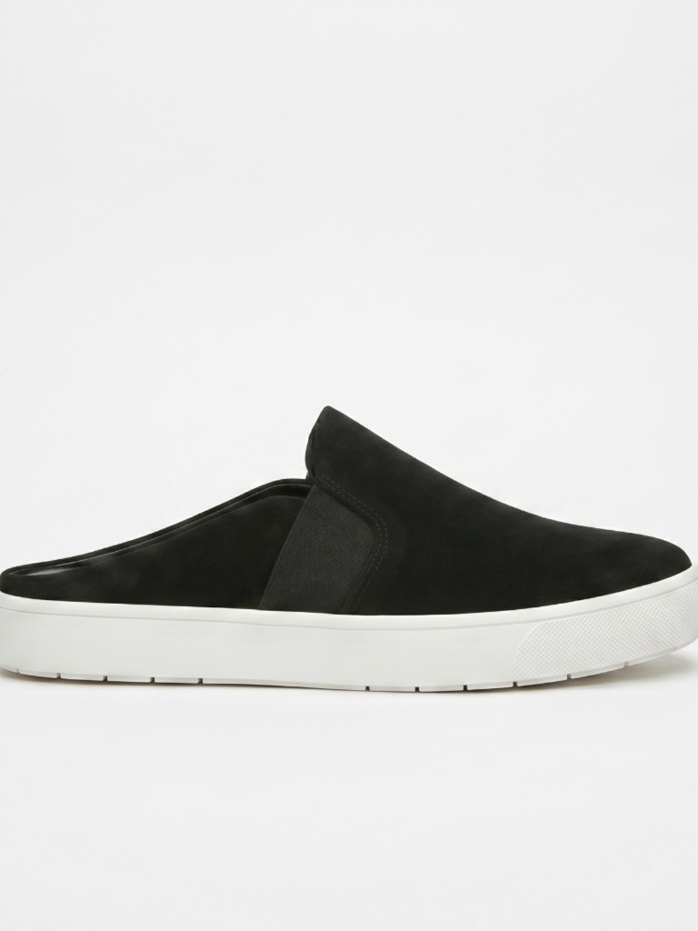 Vince Black Suede Mule Sneakers Slip On Shoes Women's Size 8 US 38